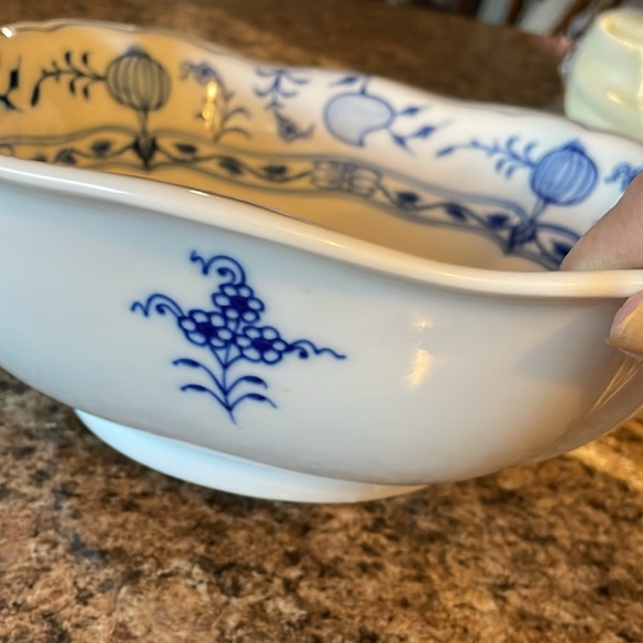 ANTIQUE MEISSEN BOWL  Mid 20th Century hand painted Made in Germany - Picture 5 of 10